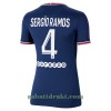 Paris Saint-Germain Sergio Ramos 4 Hjemme 2021-22 - Dame Fotballdrakt
